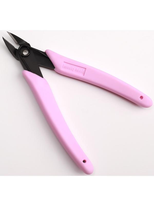 Кусачки педикюрные, прямое лезвие, 13 см, длина лезвия - 12 мм, цвет МИКС