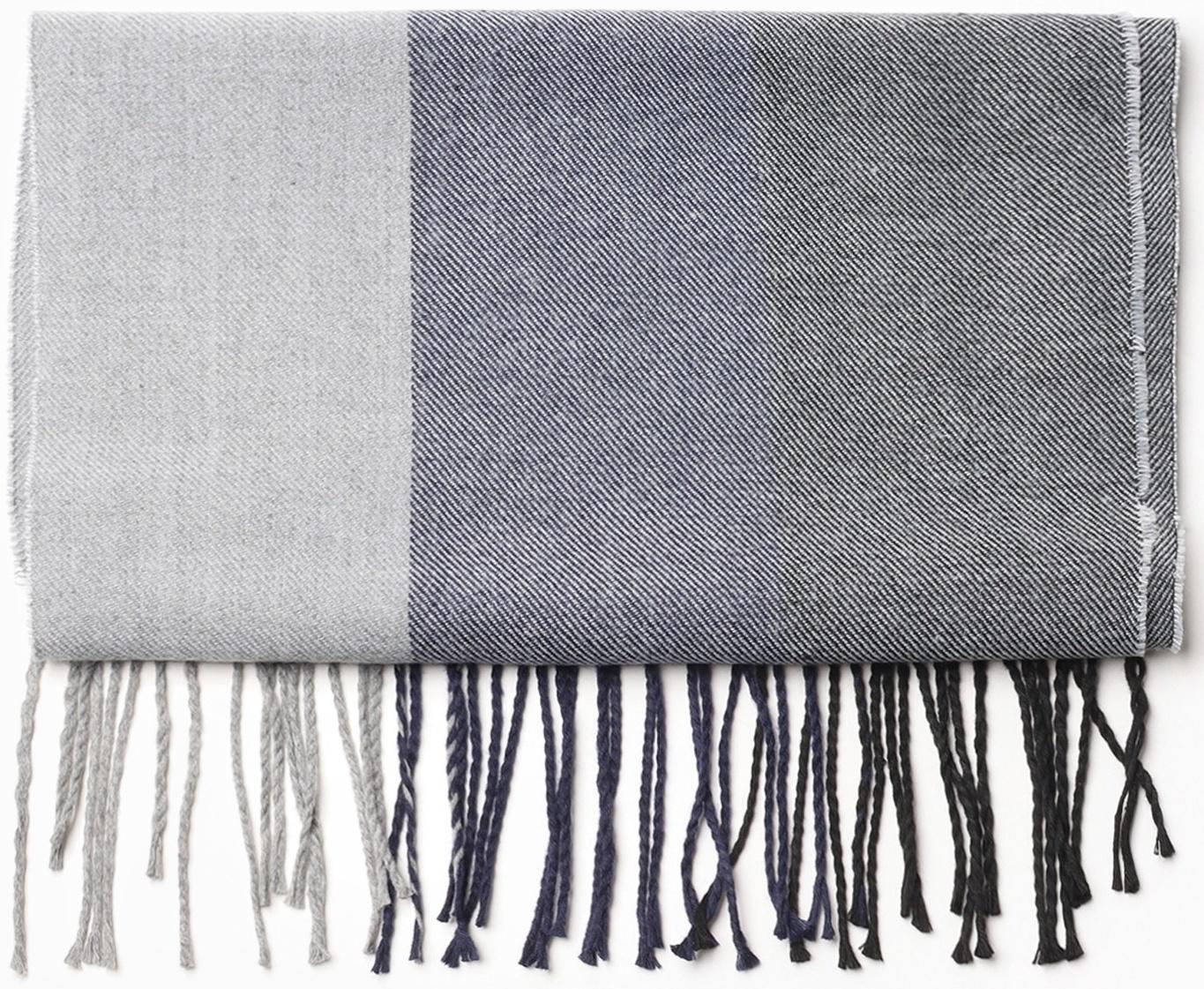 Шарф мужской, цвет серый, размер 31х170