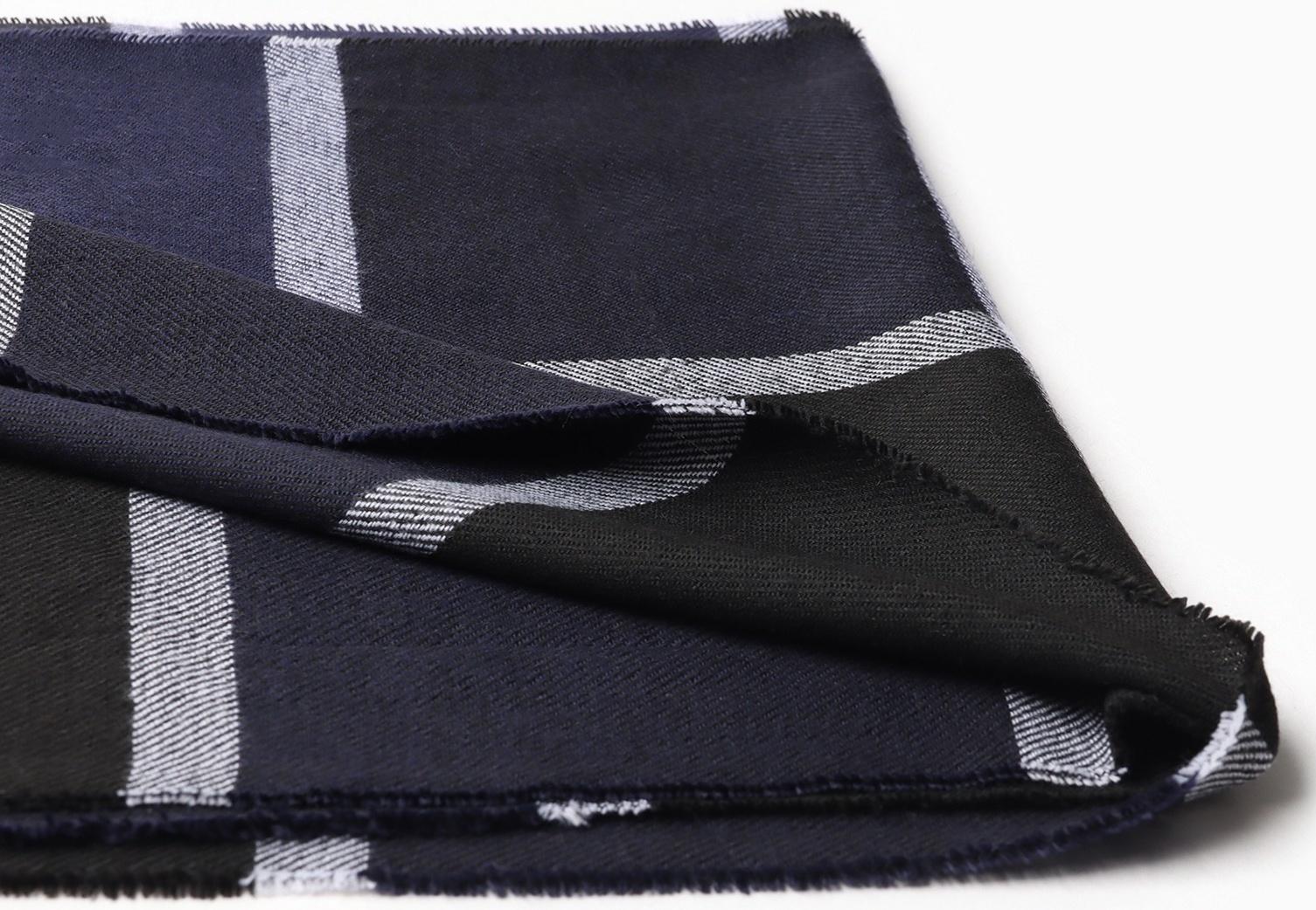 Шарф мужской, цвет синий/клетка, размер 31х170