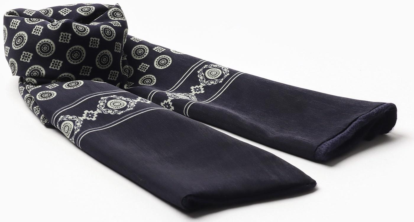 Шарф мужской, цвет тёмно-синий, размер 29х127