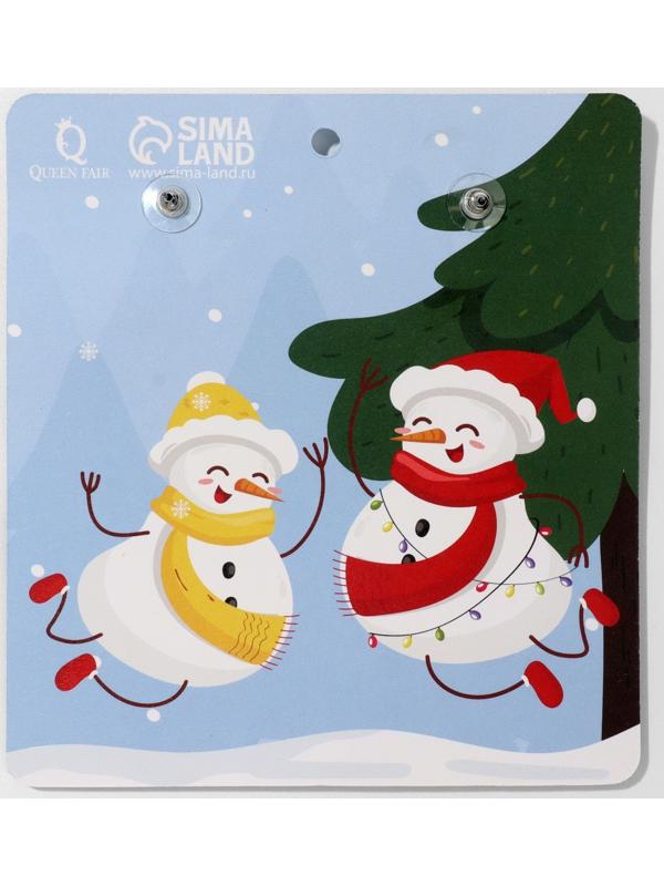 Серьги акрил 