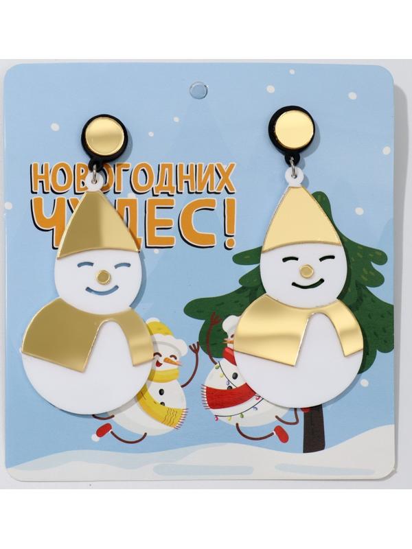 Серьги акрил 