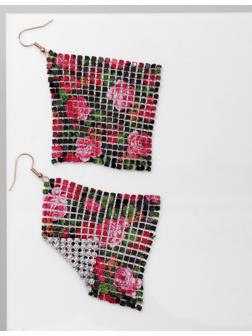 Серьги висячие 