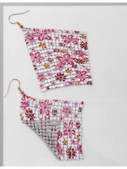 Серьги висячие 