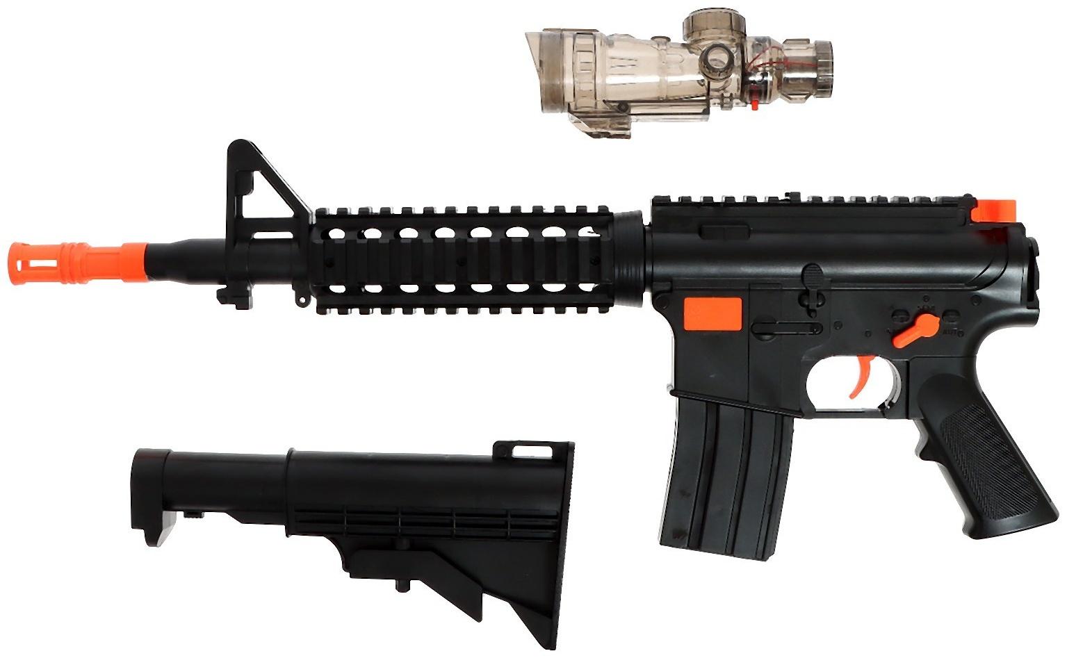 Автомат «Вперёд», гелевые и мягкие пули, свет