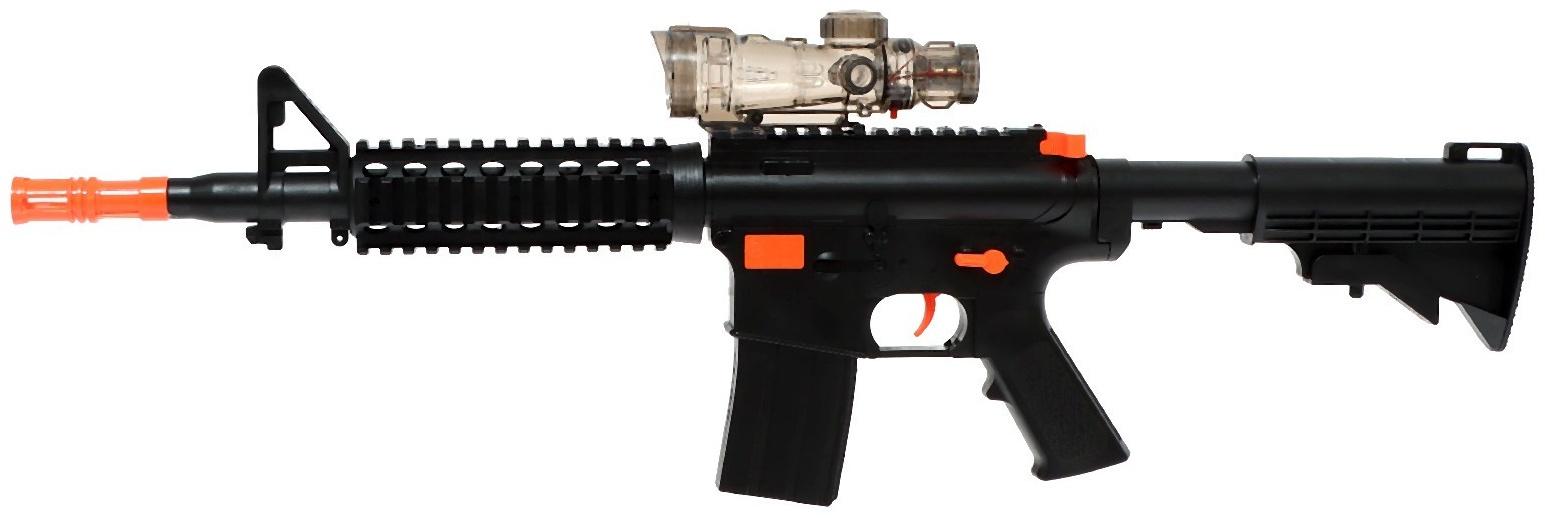 Автомат «Вперёд», гелевые и мягкие пули, свет