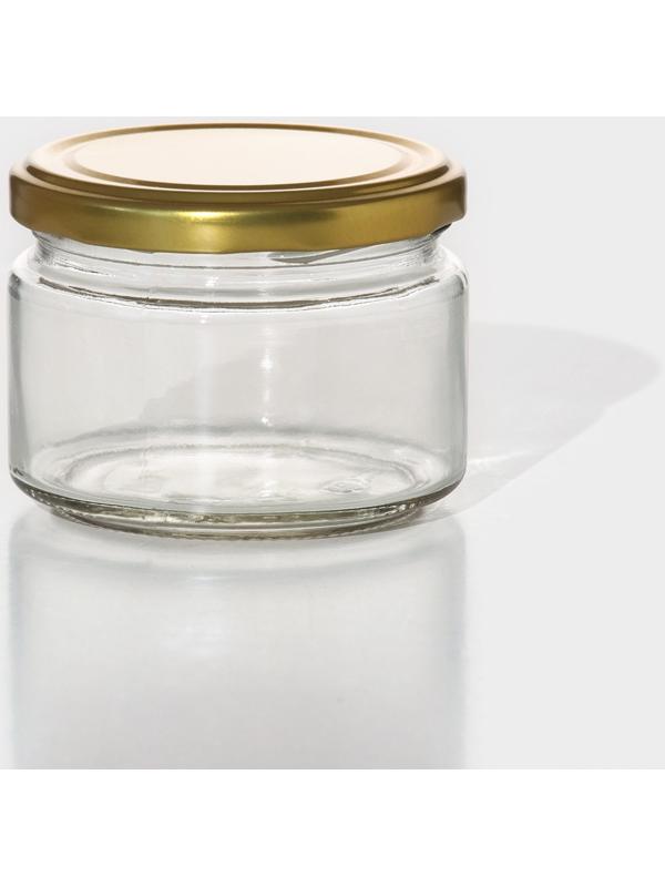 Набор стеклянных банок с крышкой, ТО-82 мм, 0,2-0,25 л, 6 шт