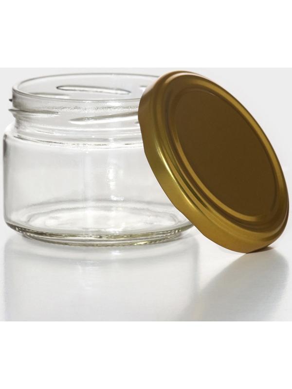 Набор стеклянных банок с крышкой, ТО-82 мм, 0,2-0,25 л, 6 шт