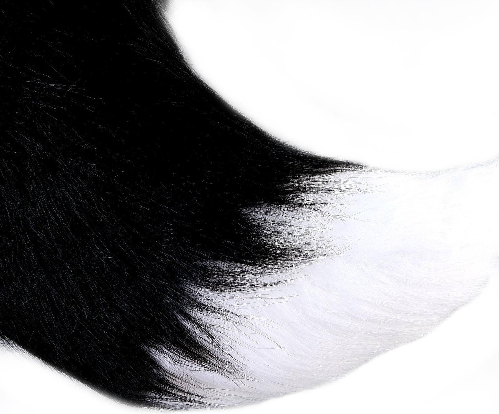 Карнавальный набор «Лиса аниме», чёрный, 2 предмета: хвост, ушки