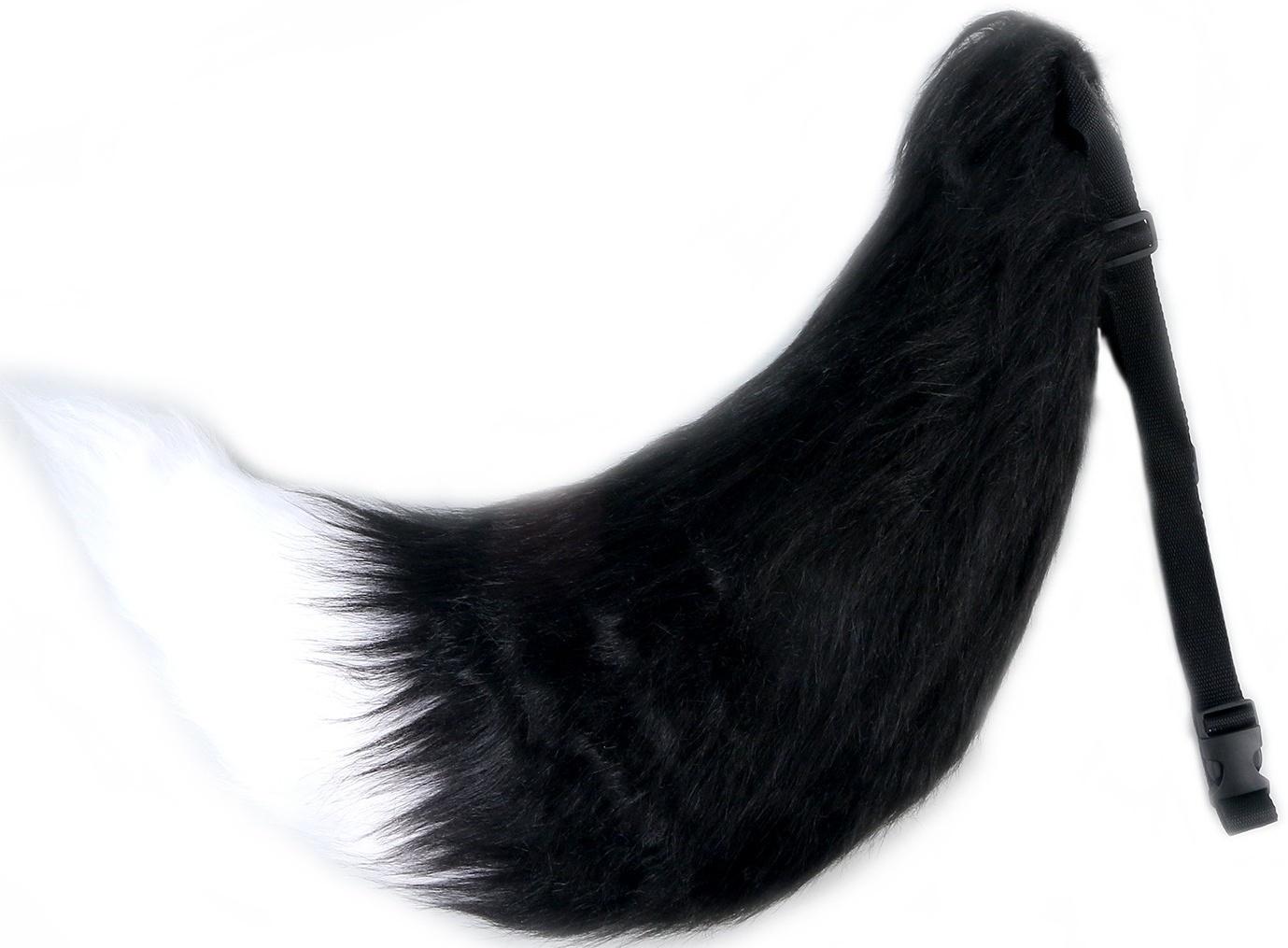 Карнавальный набор «Лиса аниме», чёрный, 2 предмета: хвост, ушки