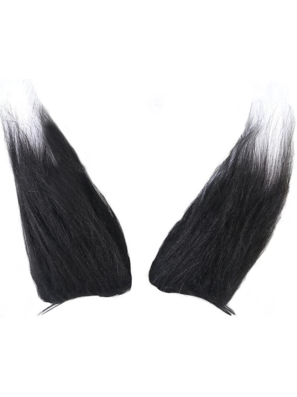 Карнавальный набор «Лиса аниме», чёрный, 2 предмета: хвост, ушки