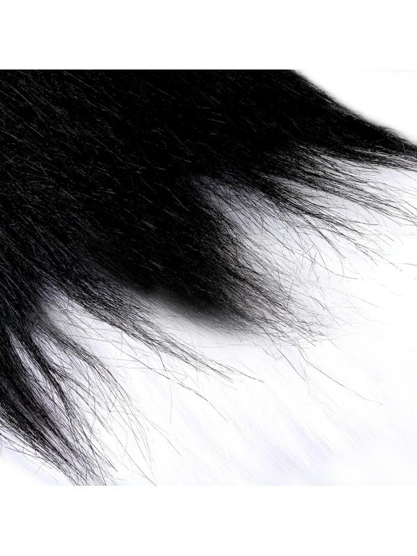 Карнавальный набор «Лиса аниме», чёрный, 2 предмета: хвост, ушки