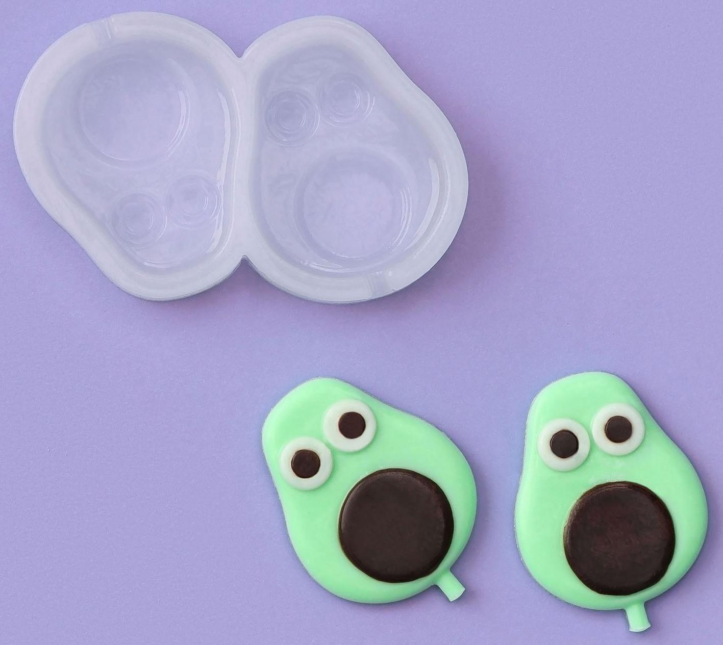 Силиконовый молд для леденцов и шоколада «Авокадо», 7×4 см