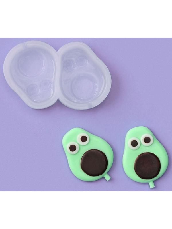 Силиконовый молд для леденцов и шоколада «Авокадо», 7×4 см