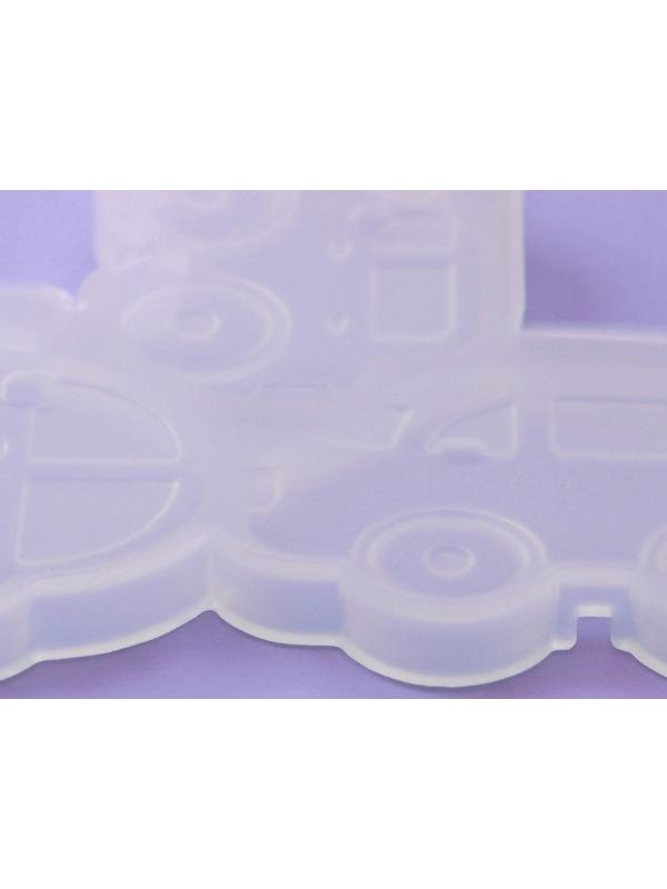 Силиконовый молд для леденцов и шоколада «Машинки», 4×5,6 см, 4,8×4см, 3,5×5,4 см