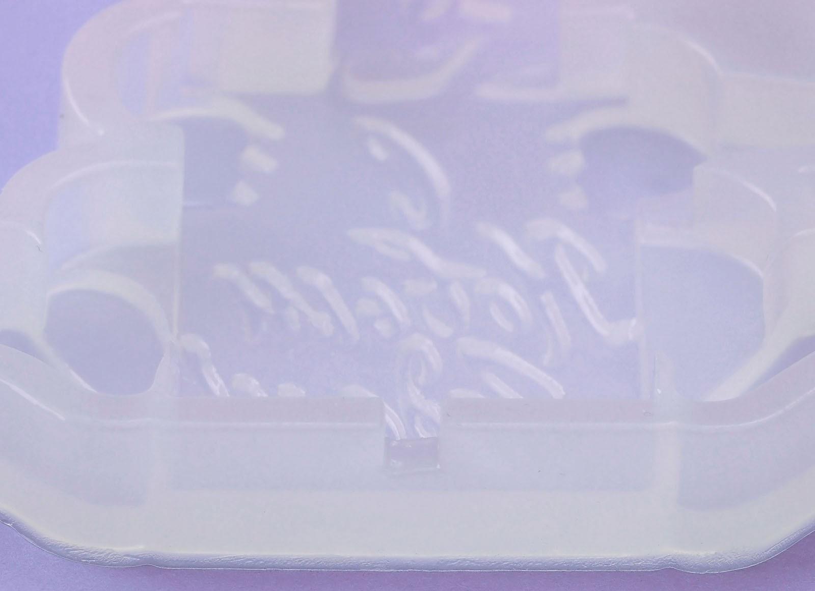 Силиконовый молд для леденцов и шоколада «Дракон с табличкой 2024»