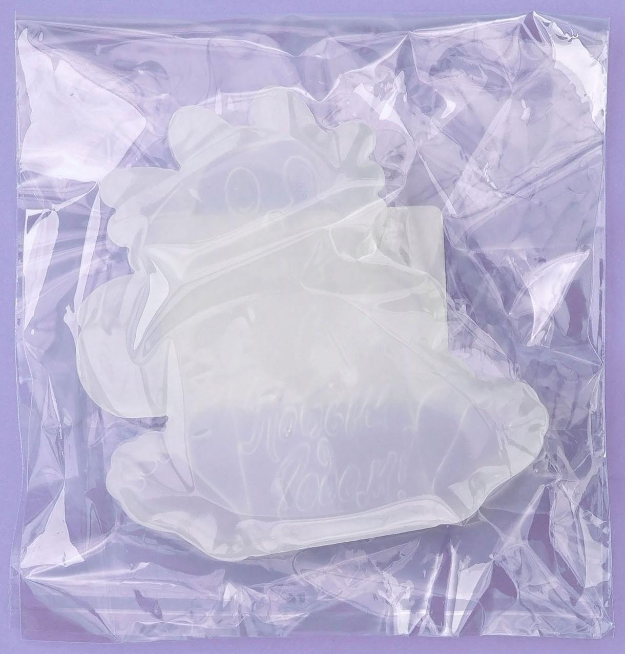 Силиконовый молд для леденцов и шоколада «Дракон с табличкой 2024»