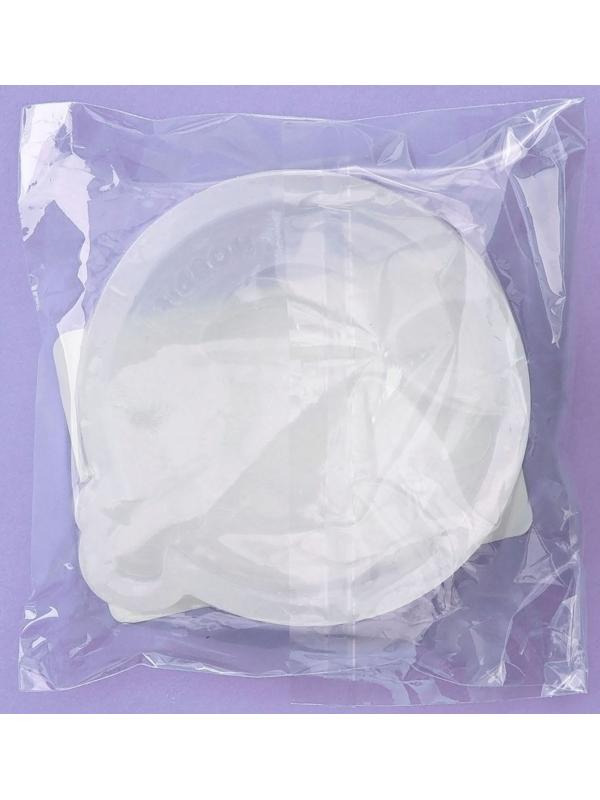 Силиконовый молд для леденцов и шоколада «Дед Мороз, с Новым годом!»