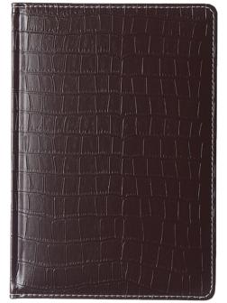 Телефонная книга А5 64 листа deVENTE.Wild, твердая обложка из искусственной кожи с поролоном, кремовый блок 70 г/м2, темно-коричневая