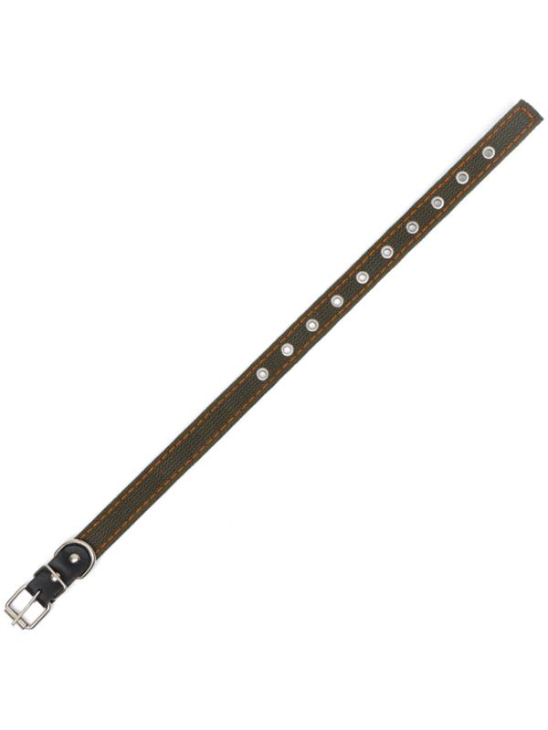 Ошейник брезентовый безразмерный двухслойный, 50 х 2 см, ОШ 22-46 см