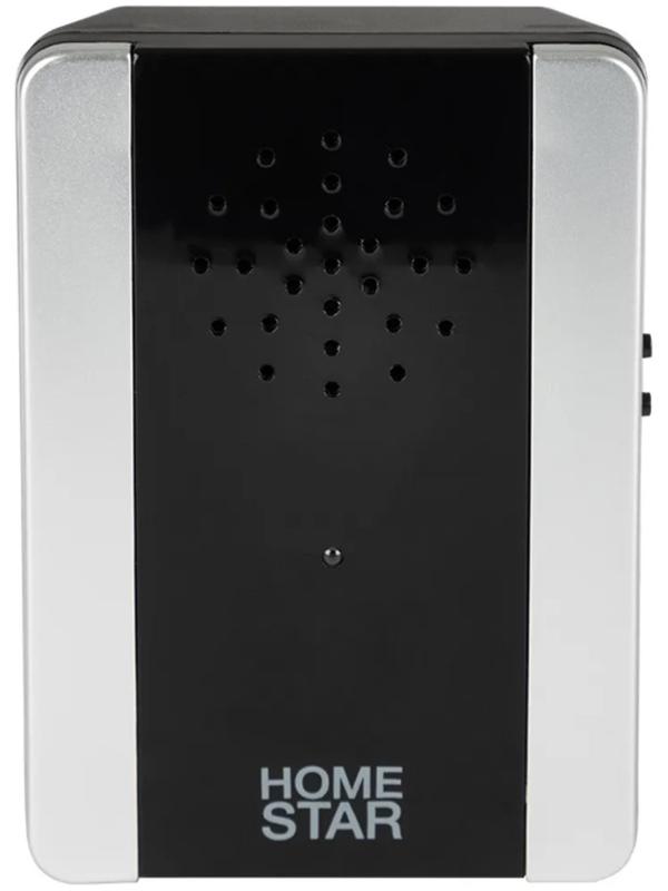 Звонок HomeStar HS-0117, беспроводной, 8,6 МВт, 38 мелодий, 80-90дБ, r=100м, чёрный