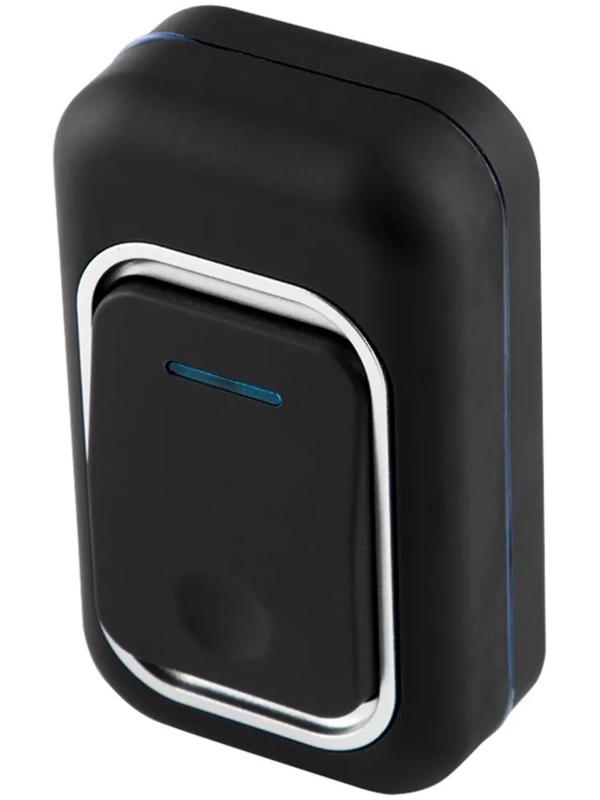 Звонок HomeStar HS-0117, беспроводной, 8,6 МВт, 38 мелодий, 80-90дБ, r=100м, чёрный