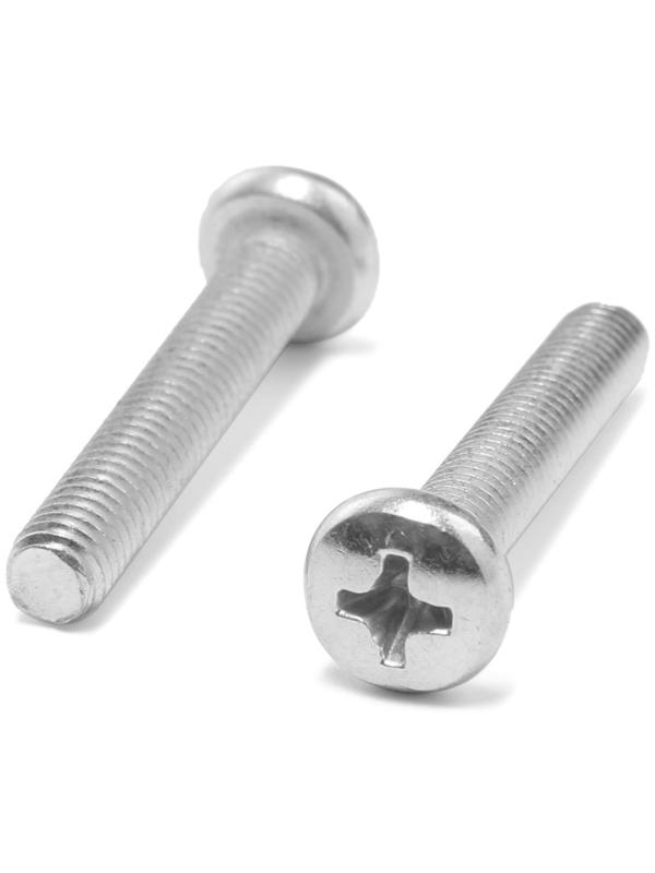 Винт, с полукруглой головкой, оцинкованный, DIN7985, М5х30 мм, 1000 шт