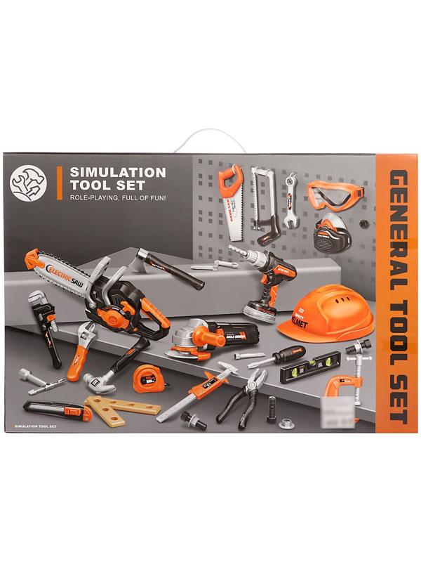 Набор инструментов «Мастер», звук, на батарейках, 31 предмет