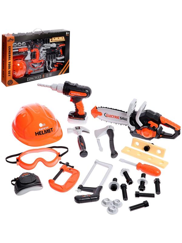 Набор инструментов «Мастер», звук, на батарейках, 31 предмет