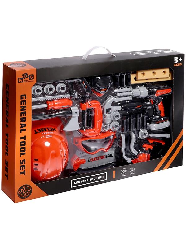 Набор инструментов «Мастер», звук, на батарейках, 31 предмет