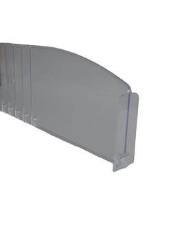 Полочный разделитель пластик. выс.120мм с передним ограничителем,20шт.уп