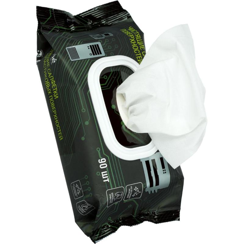 Салфетки Attache Selection д/поверхностей, с клапаном, 90 шт, XXL, 150х200