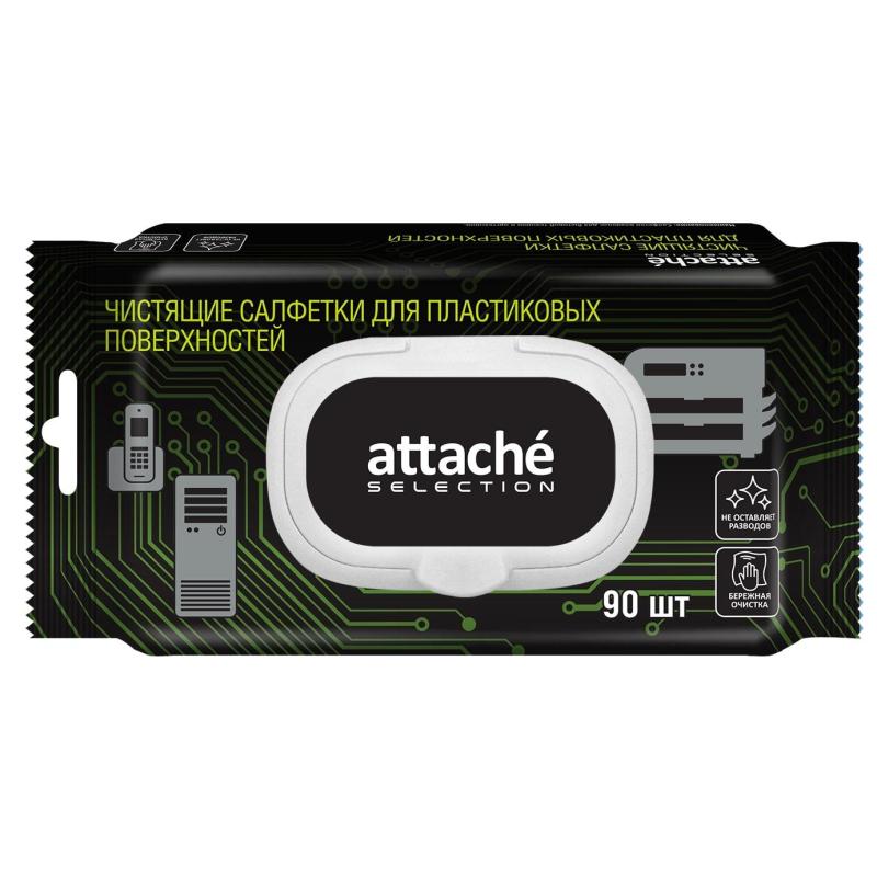 Салфетки Attache Selection д/поверхностей, с клапаном, 90 шт, XXL, 150х200