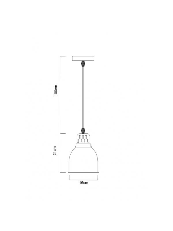 Cветильник подвесной   Arte Lamp EURICA A4248SP-1BK тип лампы E27 60Вт