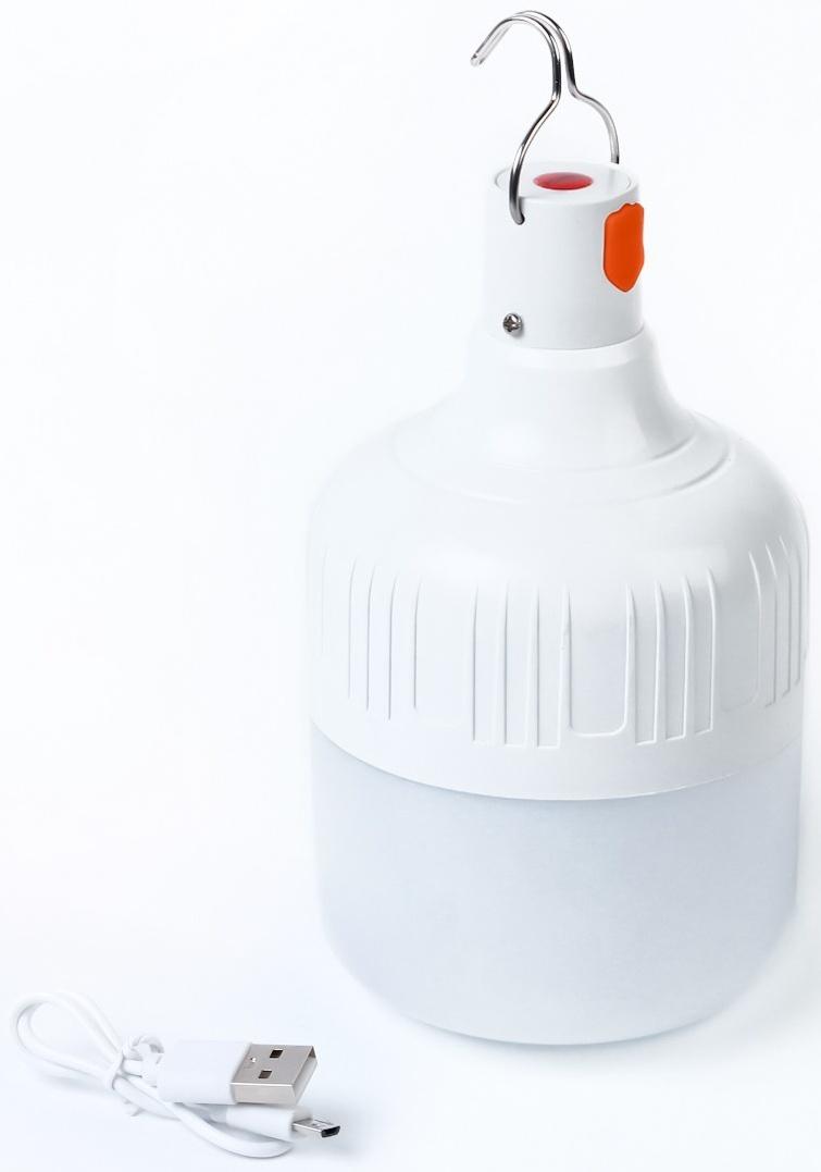 Фонарь кемпинговый аккумуляторный, 30 Вт, 2400 мАч, 2835, 3 режима