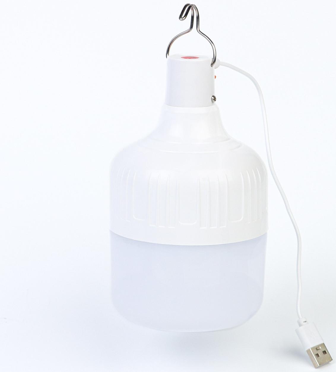 Фонарь кемпинговый аккумуляторный, 30 Вт, 2400 мАч, 2835, 3 режима