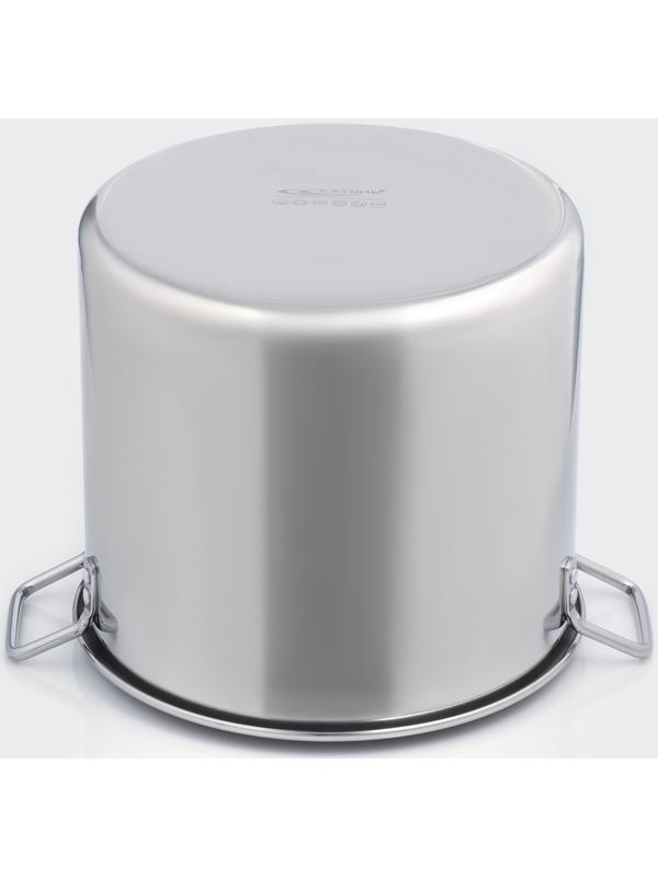 Котёл «Общепит», 25 л, d=35 см, h=30 см, металлическая крышка, клёпанные ручки