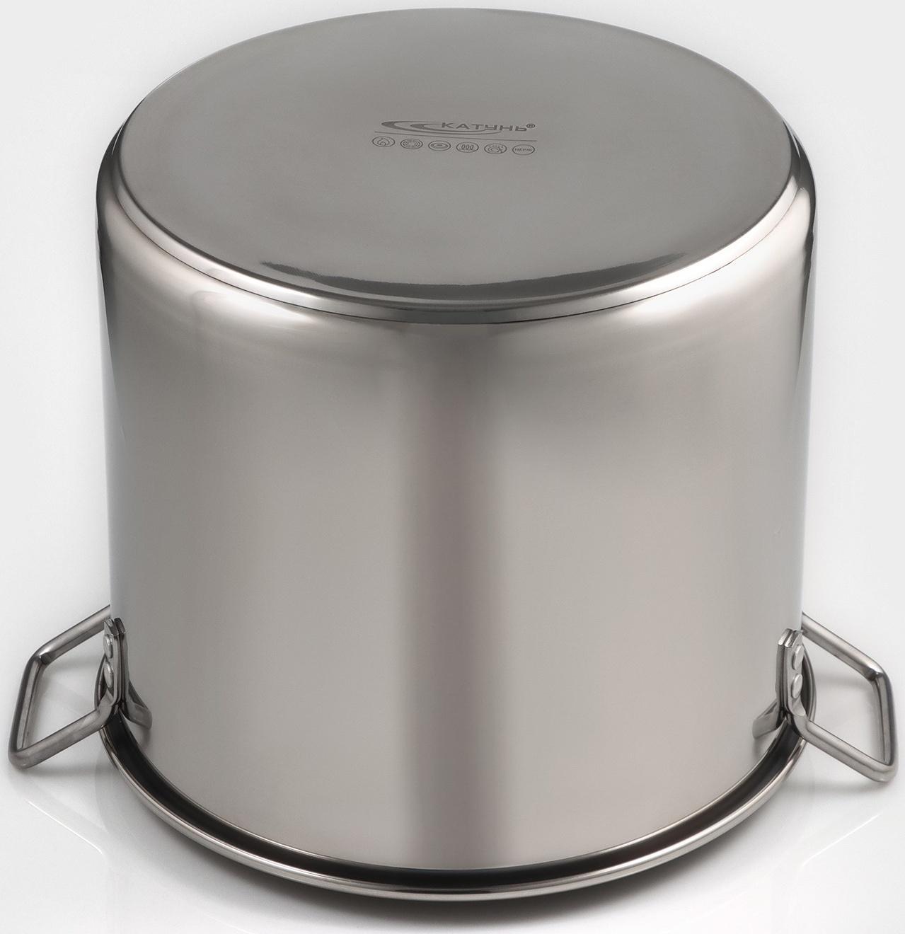 Котёл «Общепит», 25 л, d=35 см, h=30 см, металлическая крышка, с теплораспределительным слоем