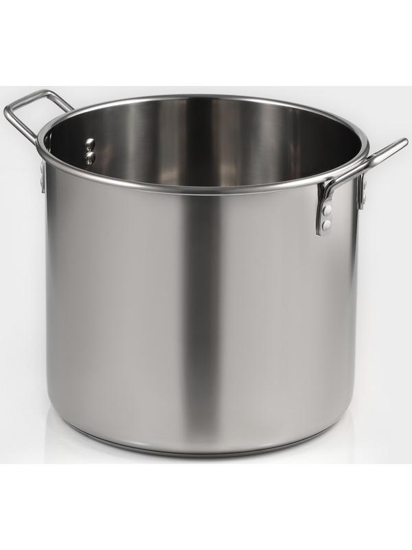 Котёл «Общепит», 25 л, d=35 см, h=30 см, металлическая крышка, с теплораспределительным слоем