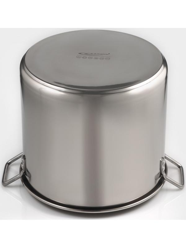 Котёл «Общепит», 25 л, d=35 см, h=30 см, металлическая крышка, с теплораспределительным слоем