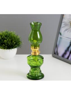 Керосиновая лампа зеленый 6х6х20 см