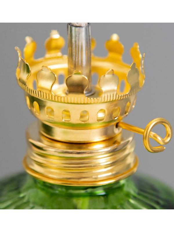 Керосиновая лампа зеленый 6х6х20 см