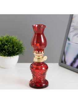 Керосиновая лампа красный 6х6х20 см