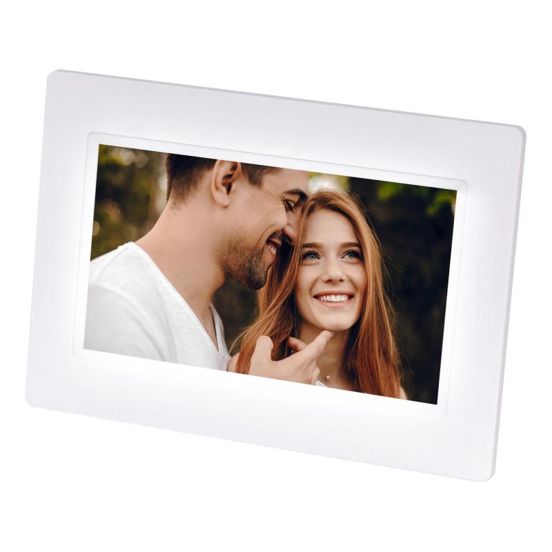 Фоторамка Digma 7 PF-743 IPS 1024x600 белый пластик