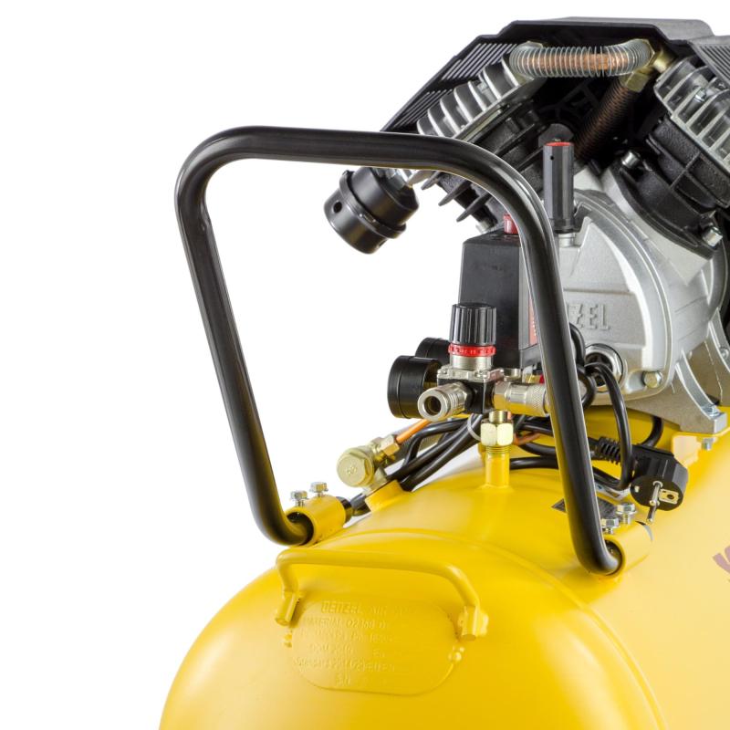 Компрессор поршневой DENZEL DKV2200/100, Х-PRO 400 л/мин, 100л (58079)