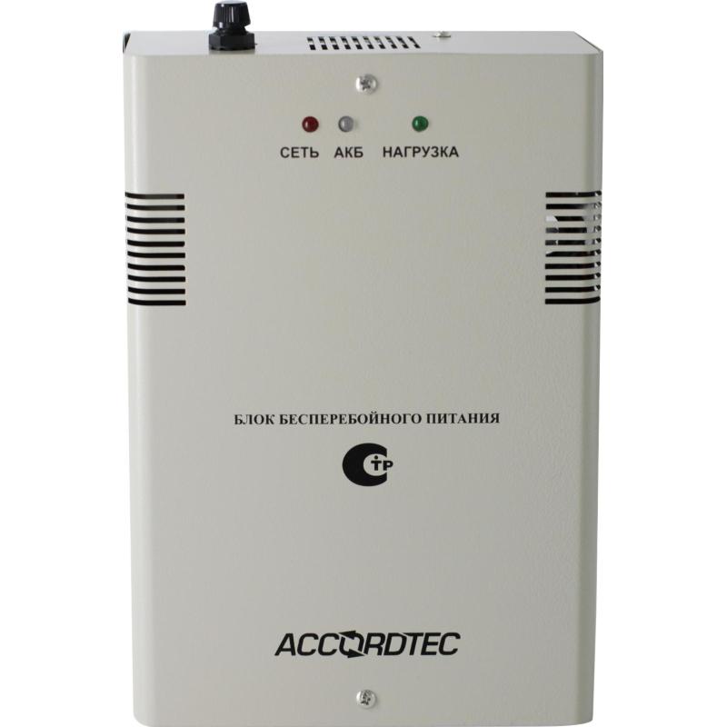 Блок питания бесперебойного AccordTec ББП-50 ТР исп.1, 12В, 5А, серый