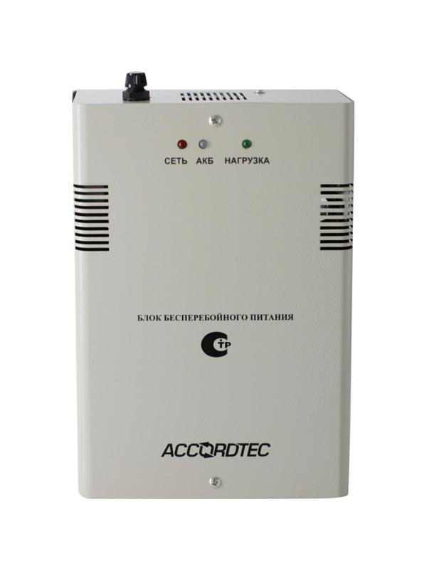 Блок питания бесперебойного AccordTec ББП-50 ТР исп.1, 12В, 5А, серый