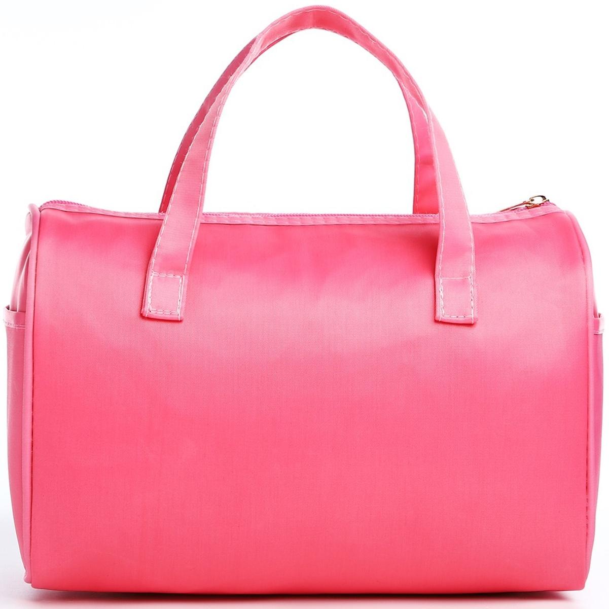 Косметичка на молнии, цвет розовый