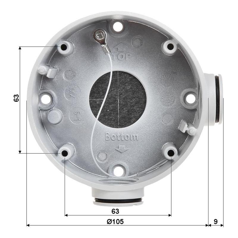 Коробка монтажная Hikvision DS-1260ZJ