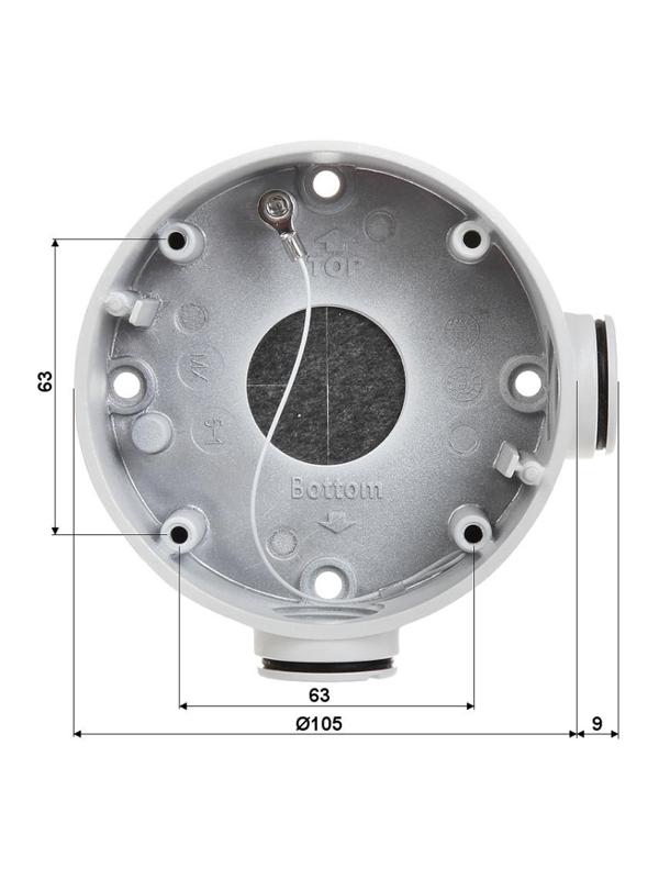 Коробка монтажная Hikvision DS-1260ZJ